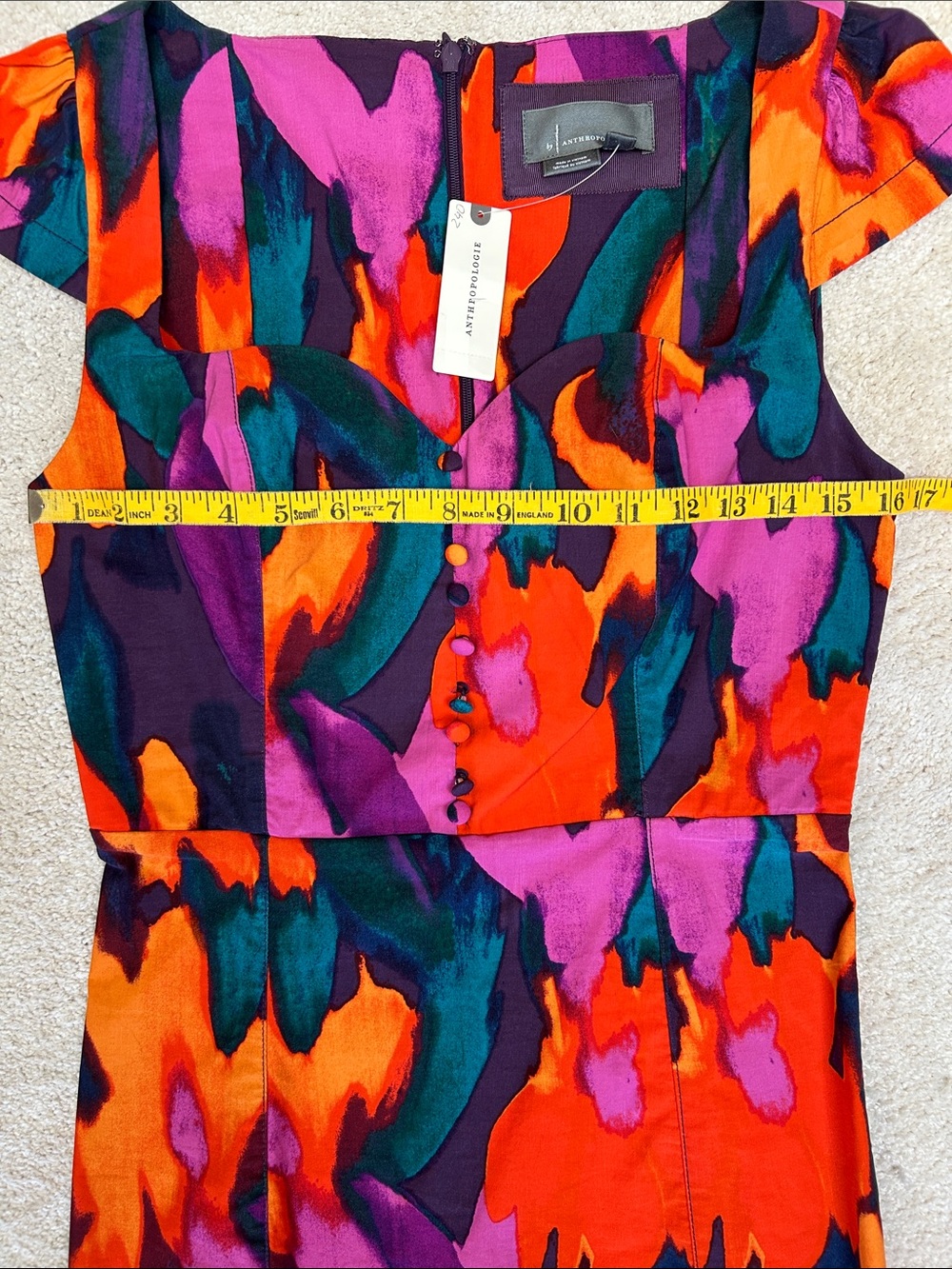 Anthropologie The Cecily Fit & Flare Sweetheart Dress-NWT!!! - Picture 9 of 15